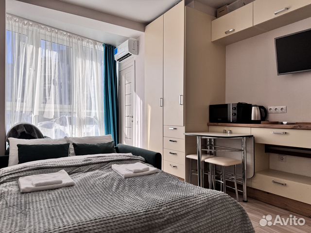 

Квартира-студия, 21 м², 2 кровати