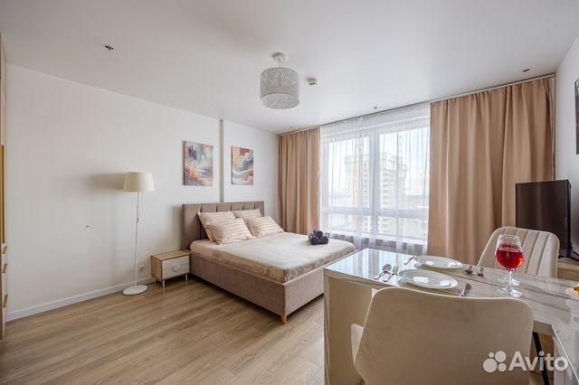 

Квартира-студия, 30 м², 1 кровать