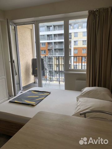

Квартира-студия, 27 м², 2 кровати