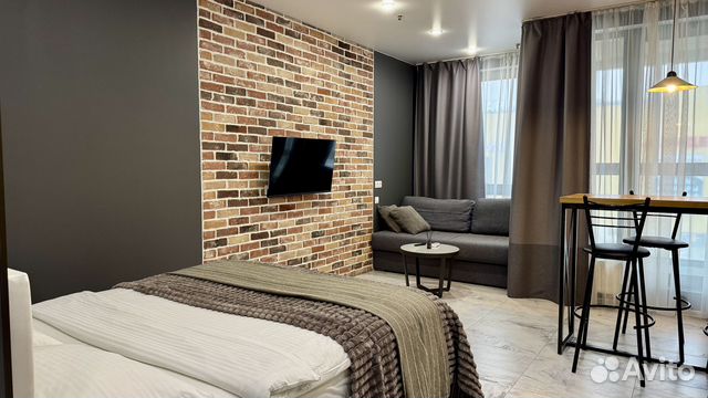 

Квартира-студия, 35 м², 2 кровати