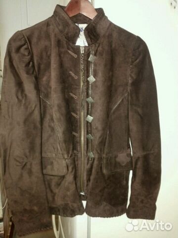 Замшевая куртка Alberto Bini