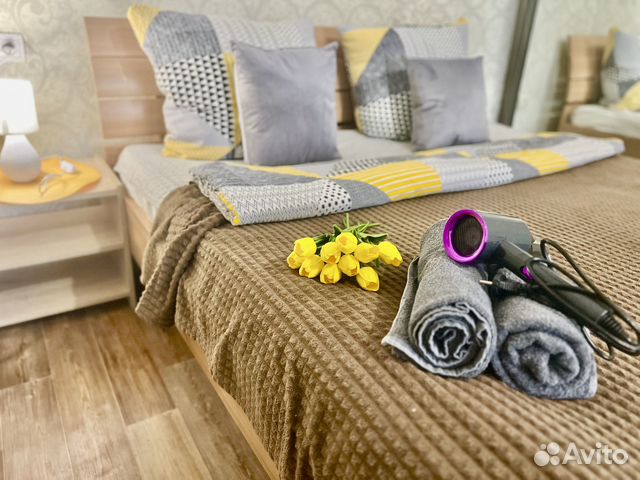 

1-к. квартира, 34 м², 2 кровати