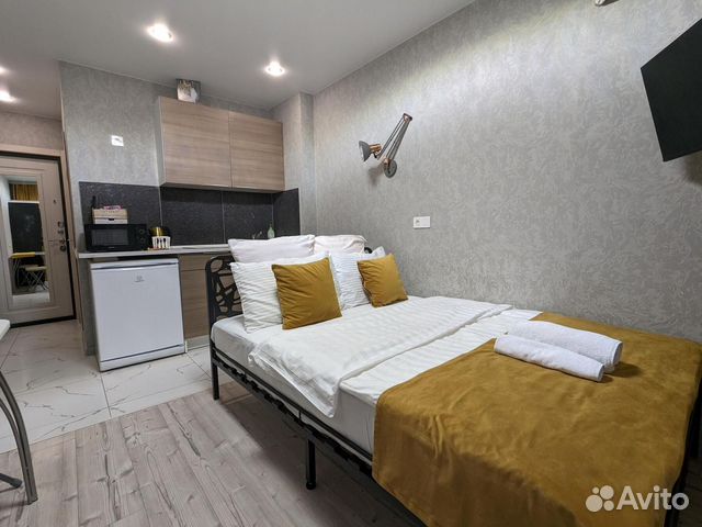 

Квартира-студия, 29 м², 1 кровать