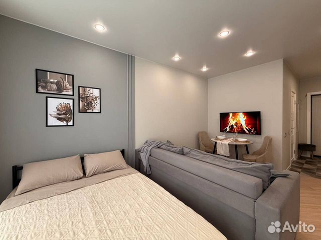 

Квартира-студия, 30 м², 2 кровати