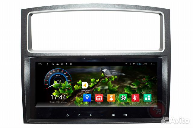 Магнитола для Mitsubishi Pajero 4 Android 7