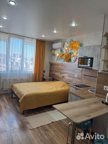 

Квартира-студия, 25 м², 2 кровати