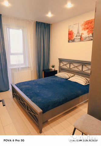 

1-к. квартира, 40 м², 2 кровати