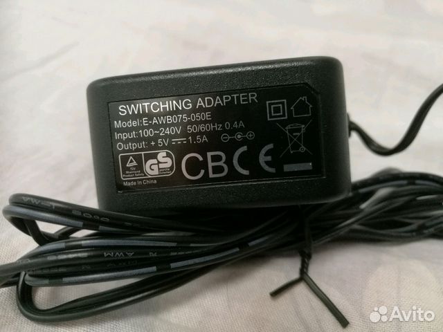 Switching Adapter model:E-AWB075-050E