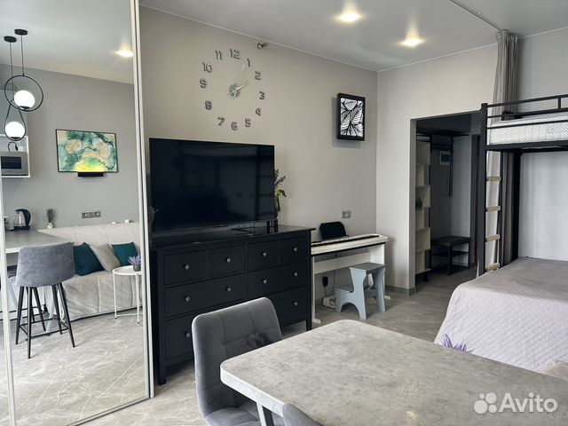

Квартира-студия, 38 м², 3 кровати