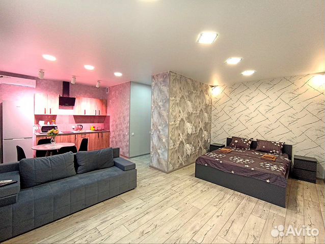

Квартира-студия, 42 м², 2 кровати