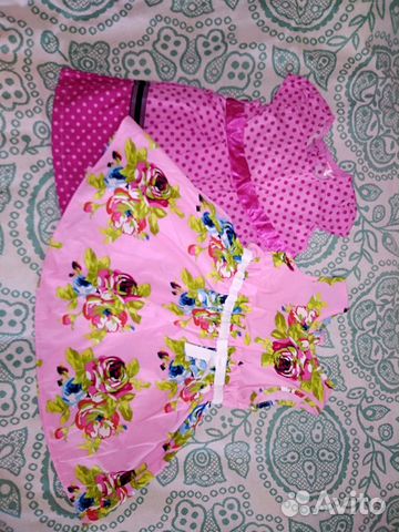 Пакет одежды для девочки 74-80