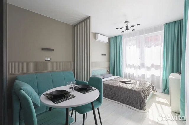 

Квартира-студия, 22 м², 2 кровати