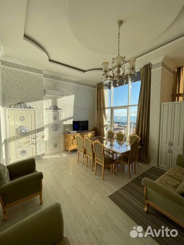 

3-к. квартира, 100 м², 2 кровати