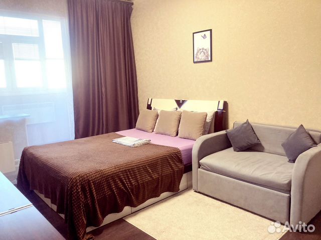 

Квартира-студия, 30 м², 2 кровати