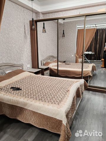 

1-к. квартира, 45 м², 2 кровати