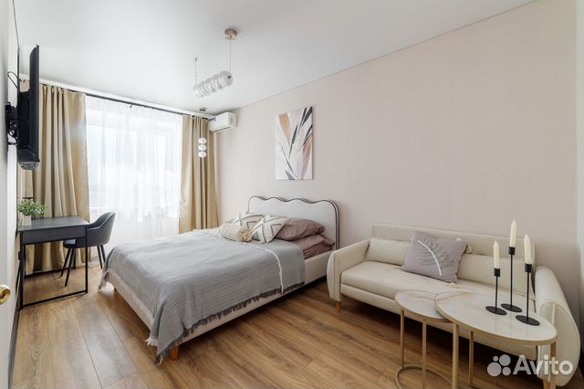 

1-к. квартира, 37 м², 2 кровати