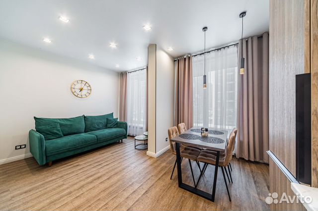 

1-к. квартира, 45 м², 2 кровати