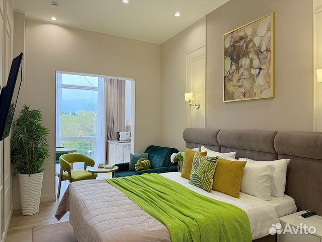 

Квартира-студия, 27 м², 2 кровати