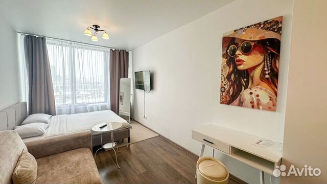 

Квартира-студия, 38 м², 2 кровати