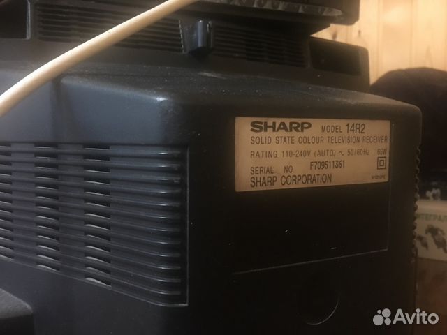 Телевизор sharp 14r2 рабочий Телевизор sharp 14r2 рабочий