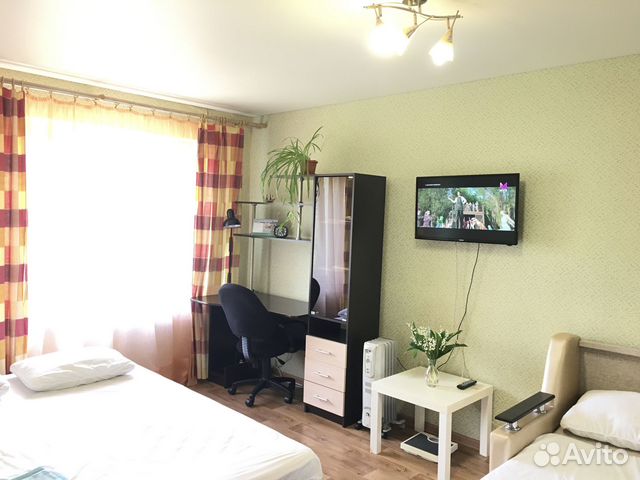 

1-к. квартира, 30 м², 2 кровати