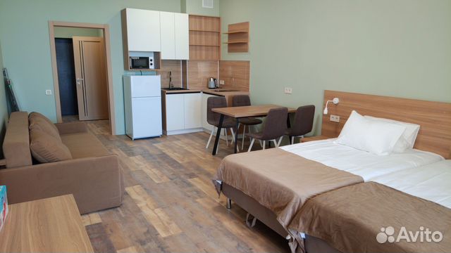 

Квартира-студия, 50,2 м², 2 кровати