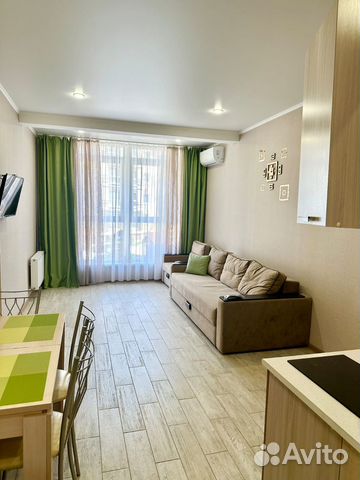 

Квартира-студия, 25 м², 2 кровати
