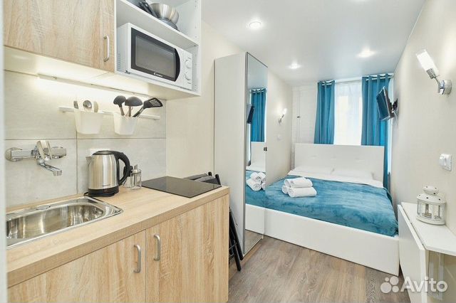 

Квартира-студия, 18 м², 1 кровать