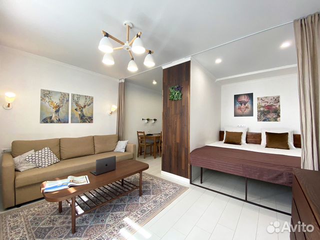 

Квартира-студия, 43 м², 2 кровати