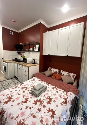 

Квартира-студия, 14 м², 1 кровать