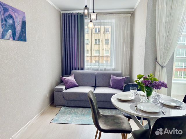 

1-к. квартира, 45 м², 2 кровати