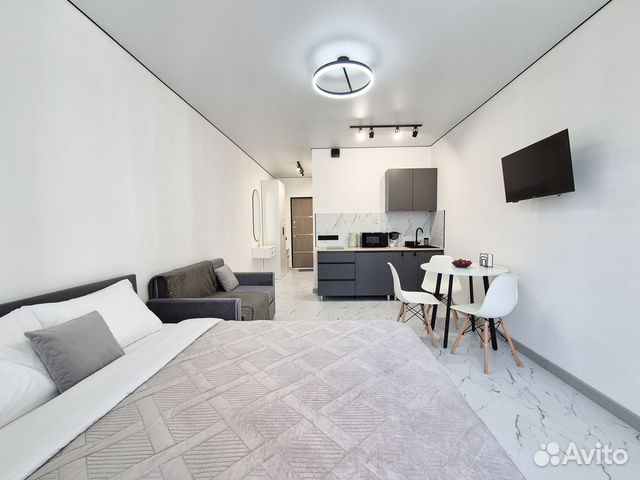 

Квартира-студия, 28 м², 2 кровати