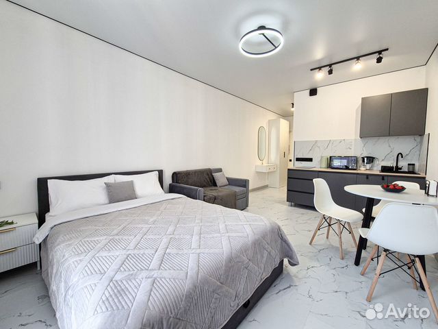 

Квартира-студия, 28 м², 2 кровати
