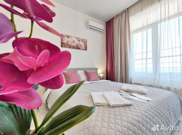 

Квартира-студия, 35 м², 2 кровати