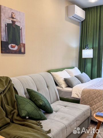 

Квартира-студия в апарт-отеле, 23,2 м², 2 кровати