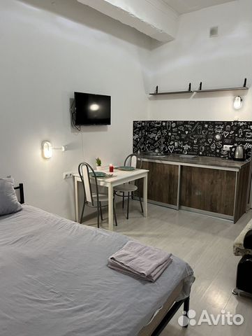 

Квартира-студия, 25 м², 2 кровати