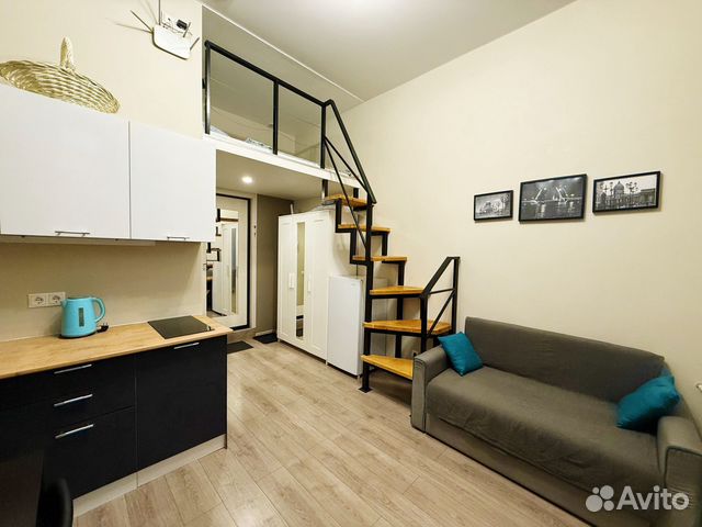 

Квартира-студия, 19 м², 2 кровати