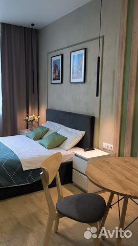 

Квартира-студия, 27 м², 1 кровать