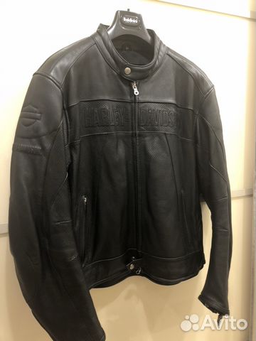 Куртка harley davidson, кожа с перфорацией, XXL Куртка harley davidson, кожа с перфорацией, XXL