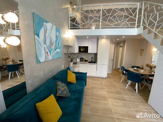 

Квартира-студия, 48 м², 2 кровати