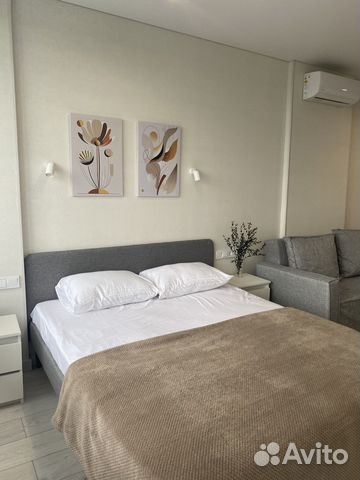 

Квартира-студия, 27 м², 2 кровати
