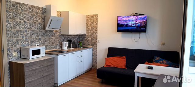 

Квартира-студия, 29 м², 2 кровати