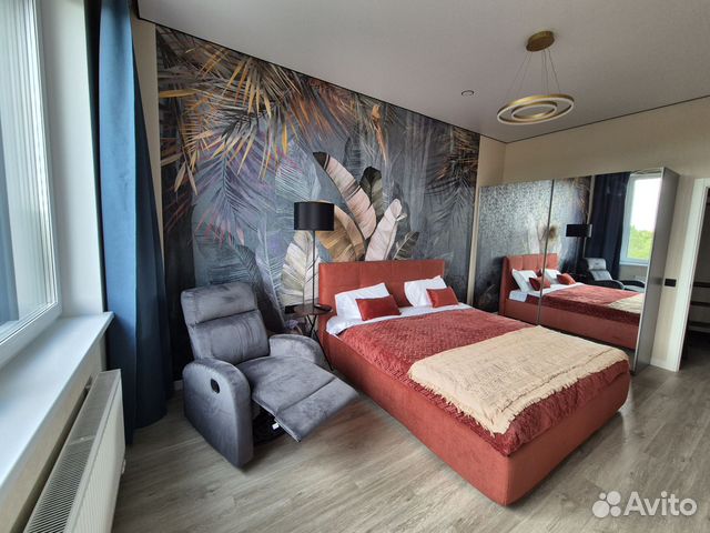 

1-к. квартира, 45 м², 2 кровати