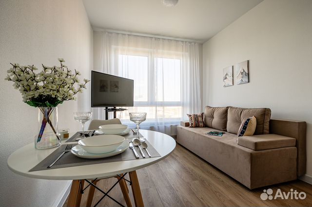 

1-к. квартира, 32 м², 2 кровати
