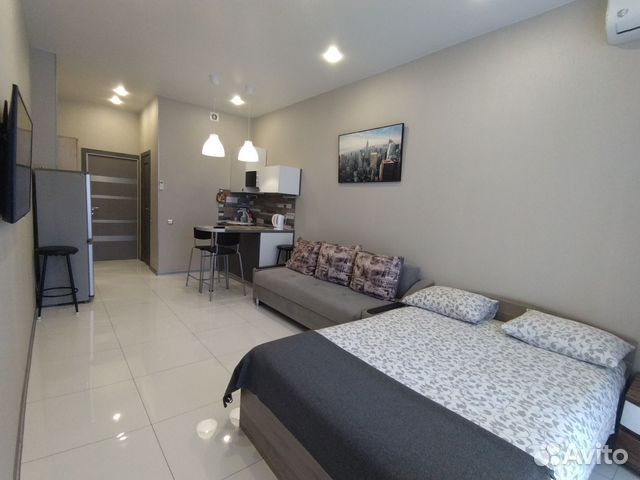 

Квартира-студия, 27 м², 2 кровати