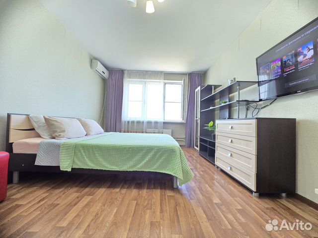 

1-к. квартира, 44 м², 2 кровати
