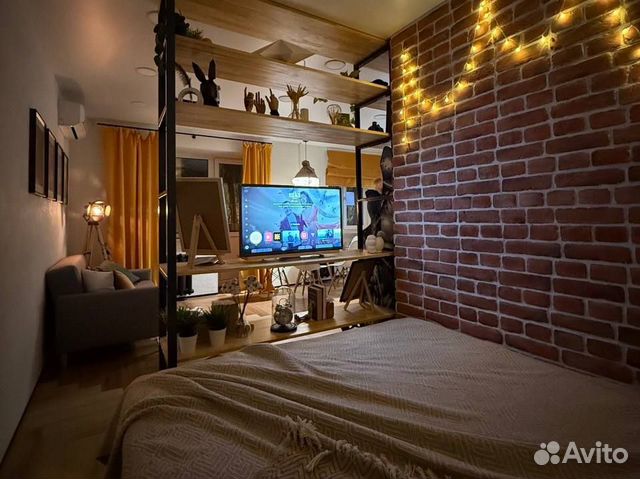 

Квартира-студия, 30 м², 2 кровати
