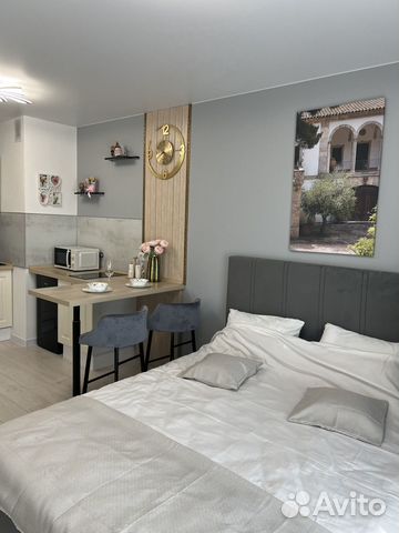 

Квартира-студия, 28 м², 2 кровати