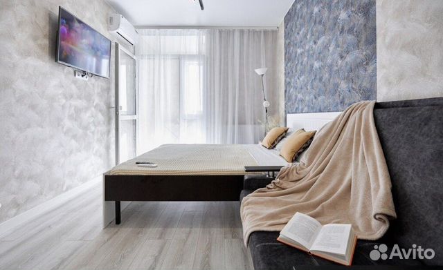 

Квартира-студия, 32 м², 2 кровати