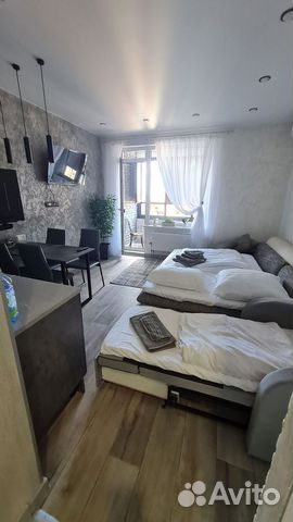 

Квартира-студия, 28 м², 3 кровати